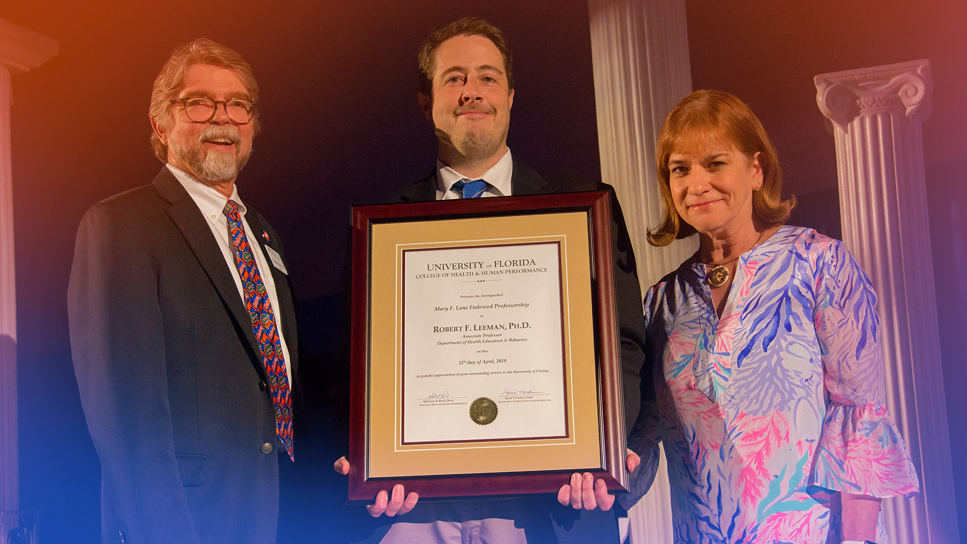 Congratulations, Robert Leeman — Mary F. Lane Endowed Professor