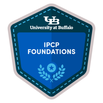 University of Buffalo badge icon - interprofessional collaborative practice foundations
