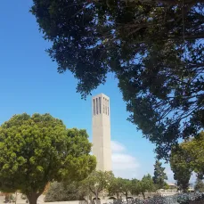 A tower at the University of California Santa Barbara